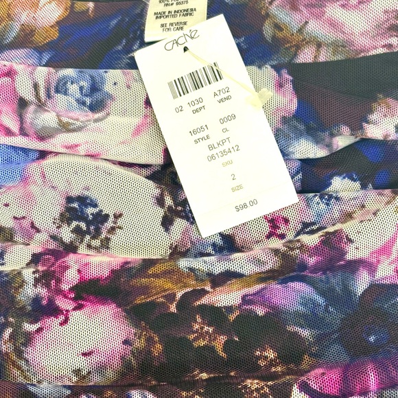 NWT Cache Floral Print Skirt Size 2 - Picture 4 of 5
